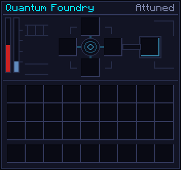 The Quantum Foundry's screen
